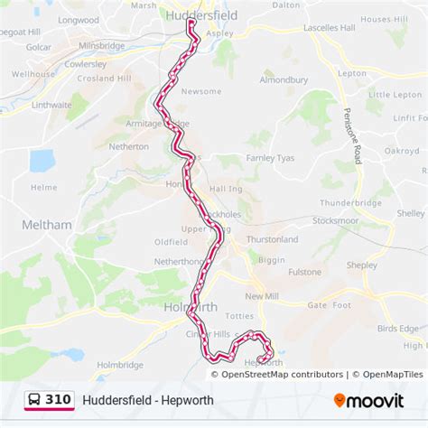Other routes across the county that have gone are the X32 Leeds-Barnsley-Sheffield, X33 Bradford-Barnsley-Sheffield, 410 Leeds-Doncaster, 484 Leeds-<b>Holmfirth</b>. . 310 bus timetable holmfirth to huddersfield